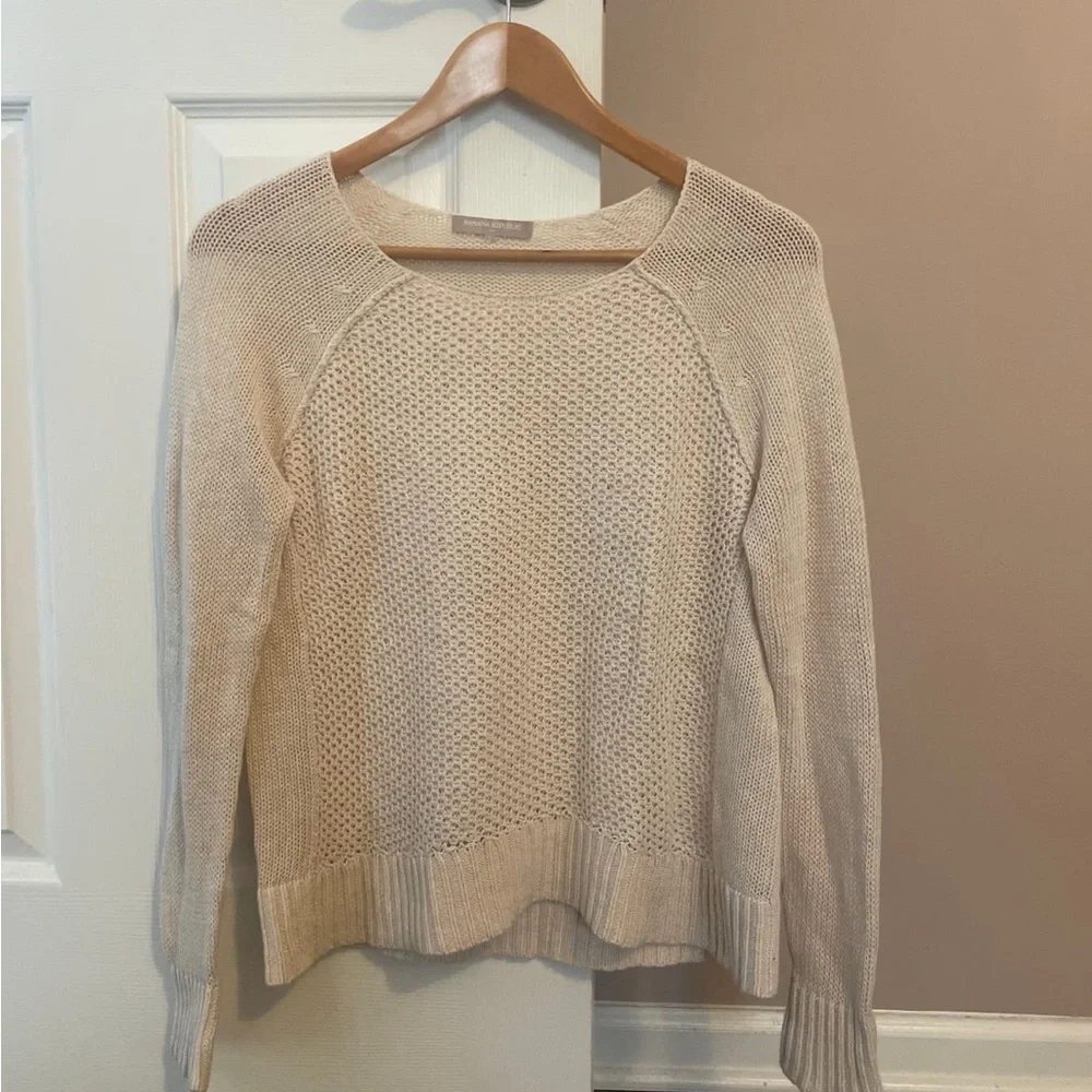 Banana Republic Sweater M size Cream Ivory - Picture 6 of 7